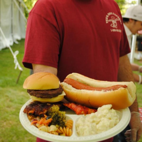 Plate of food