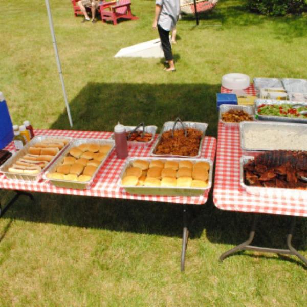 Table of food